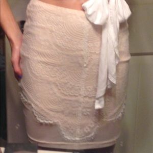Delicate lace skirt